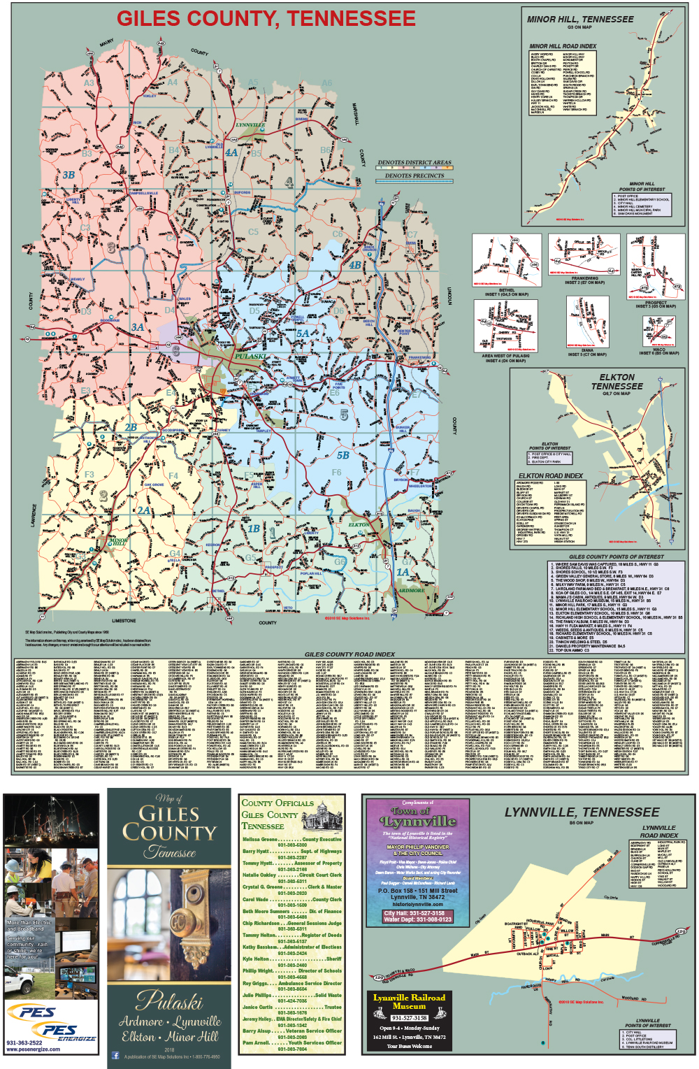 Map of Giles County Giles County Economic Development Commission